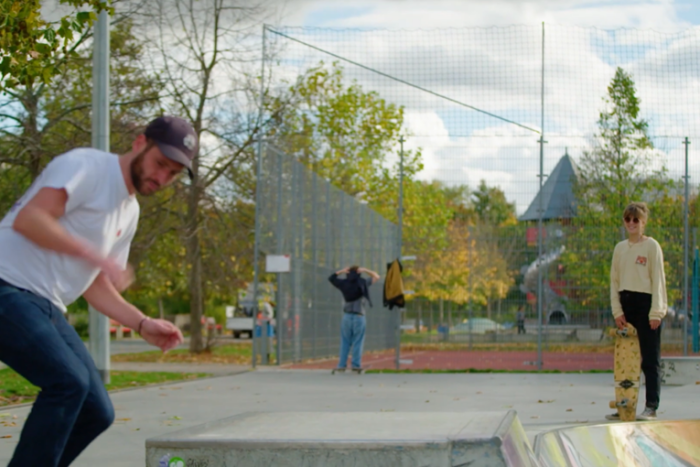 Im Video wird der Skatepark in Nürnberg vorgestellt.